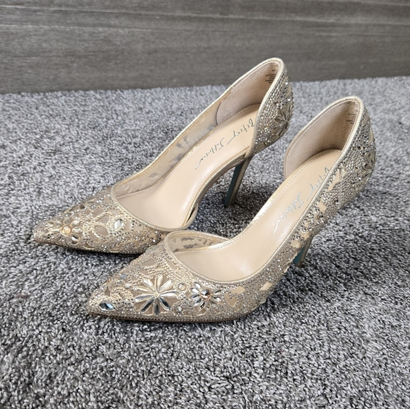 Betsey Johnson Women's Chic Rhinestone Evening Pumps NEW size 7 - Picture 5 of 16